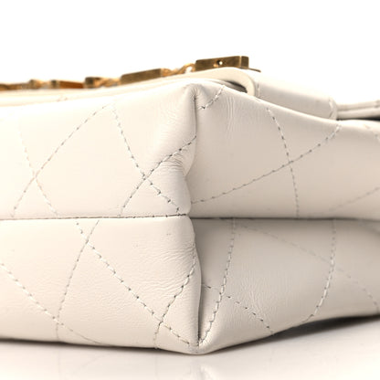 Chanel Calfskin Quilted Small Enchained Flap White 10 of 12