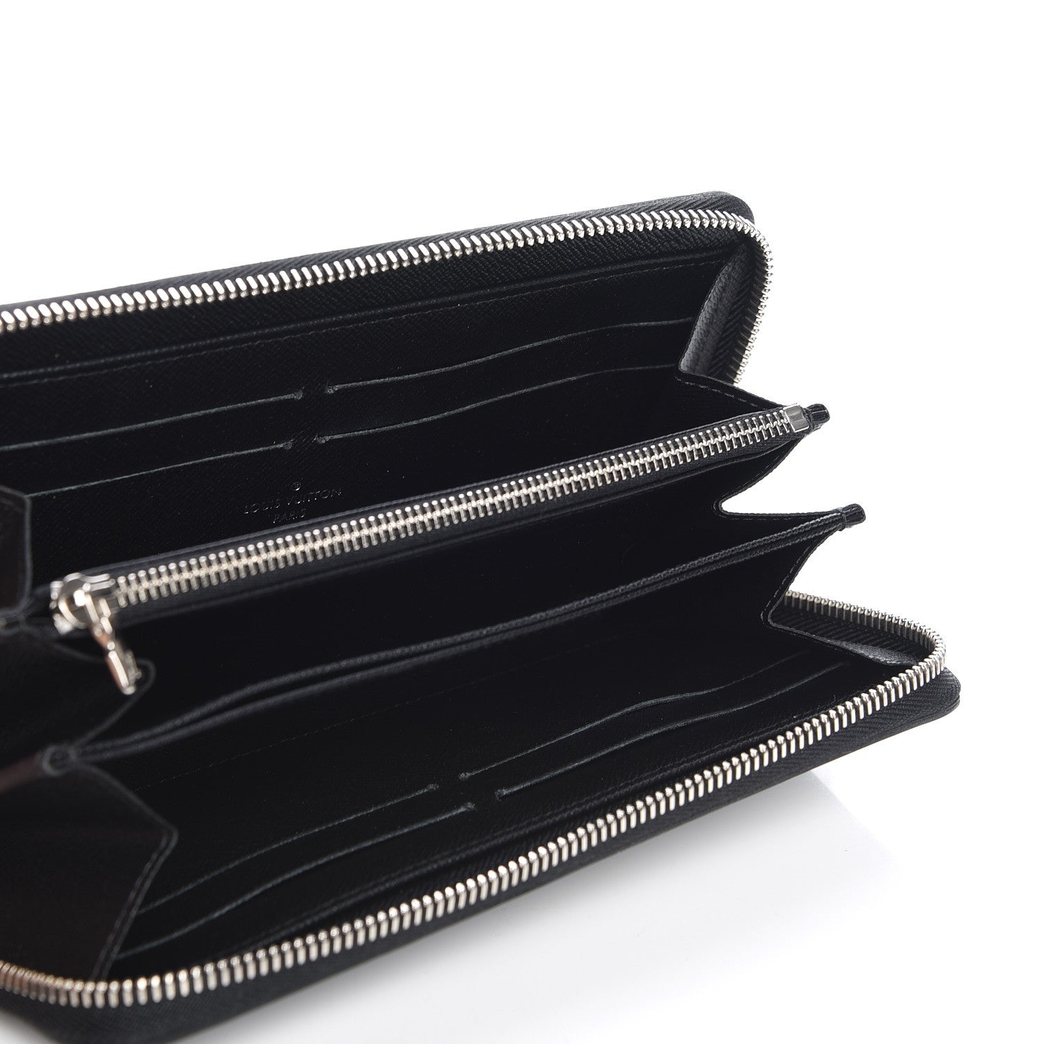 Louis Vuitton Epi Zippy Wallet Black 5 of 8