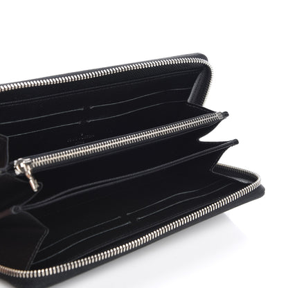 Louis Vuitton Epi Zippy Wallet Black 5 of 8