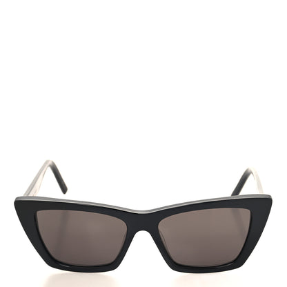 Saint Laurent Acetate Mica Cat Eye Sunglasses SL 276 Black 2 of 7