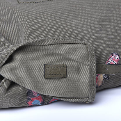 Valentino Garavani Canvas Butterfly Embroidered Rockstud Messenger Bag Military Green 22 of 25