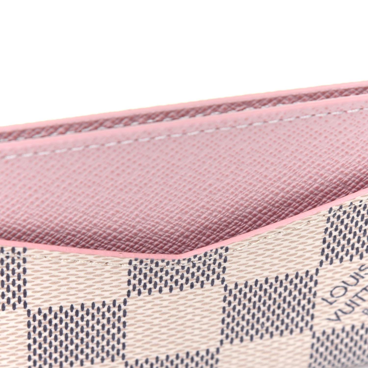 Louis Vuitton Damier Azur Daily Card Holder Rose Ballerine 10 of 10