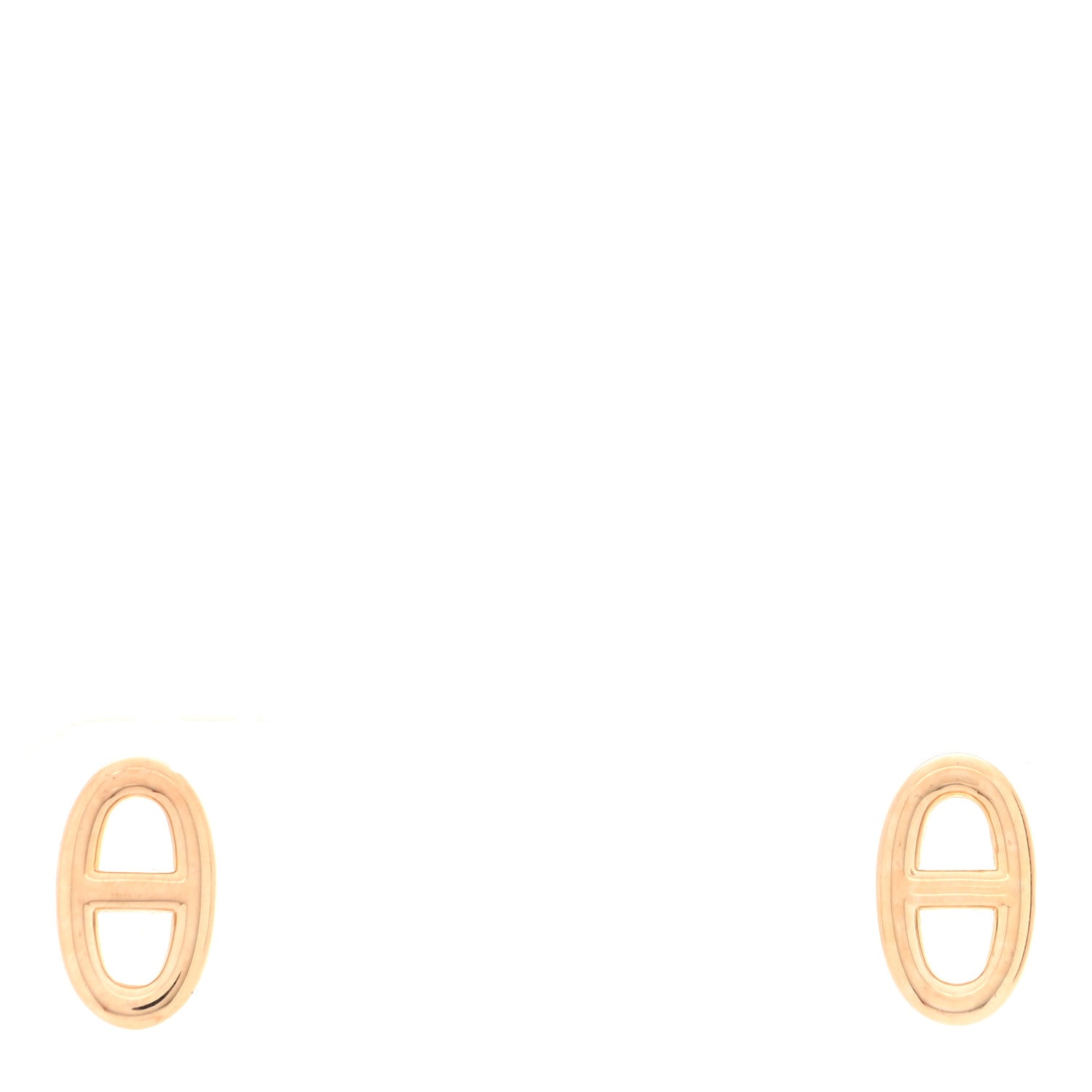 Hermes 18K Rose Gold TPM Farandole Stud Earrings 1 of 5