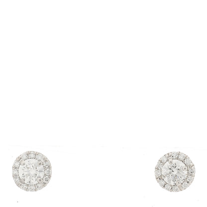 Tiffany Platinum Diamond .47ctw Soleste Earrings 1 of 5