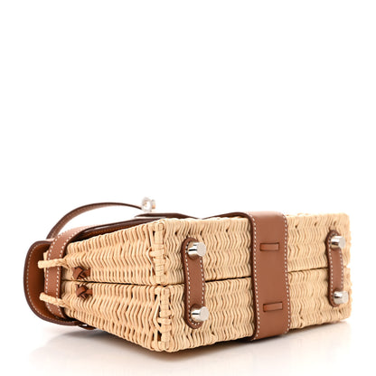 Hermes Wicker Swift Picnic Mini Kelly 20 Naturel Gold 5 of 12