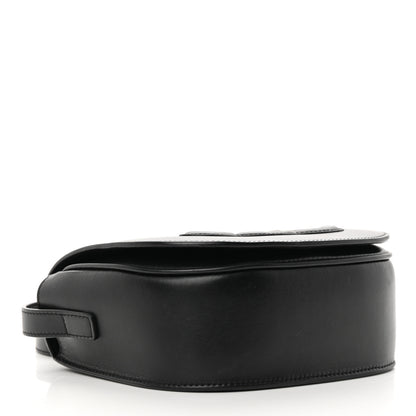 Celine Smooth Calfskin Cuir Triomphe Folco Crossbody Bag Black 4 of 17