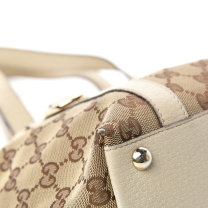 Gucci Monogram Small Abbey Tote Off White 8 of 23