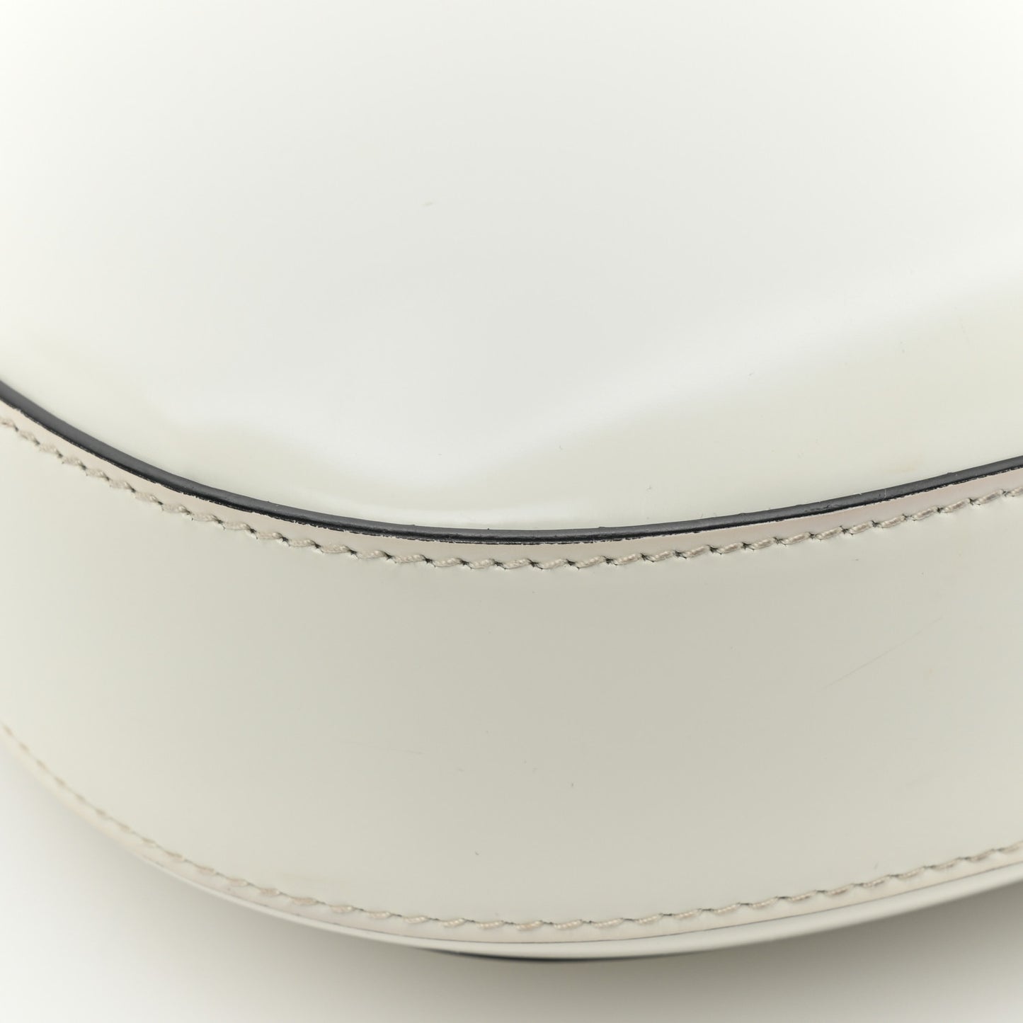 Spazzolato Cleo Flap Adjustable Strap Shoulder Bag White Black