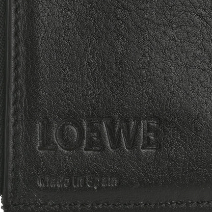 Loewe Grained Calfskin Small Vertical Wallet Black 6 of 10