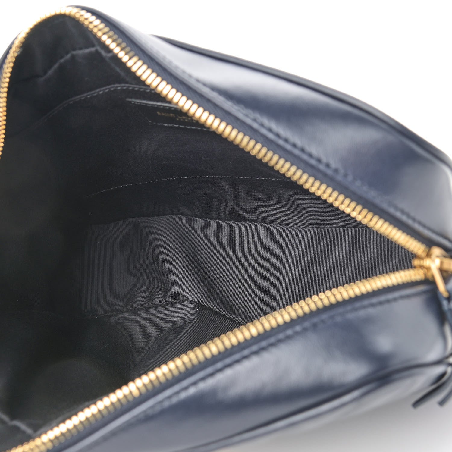 Saint Laurent Calfskin Matelasse Monogram Lou Camera Bag Deep Marine 5 of 9