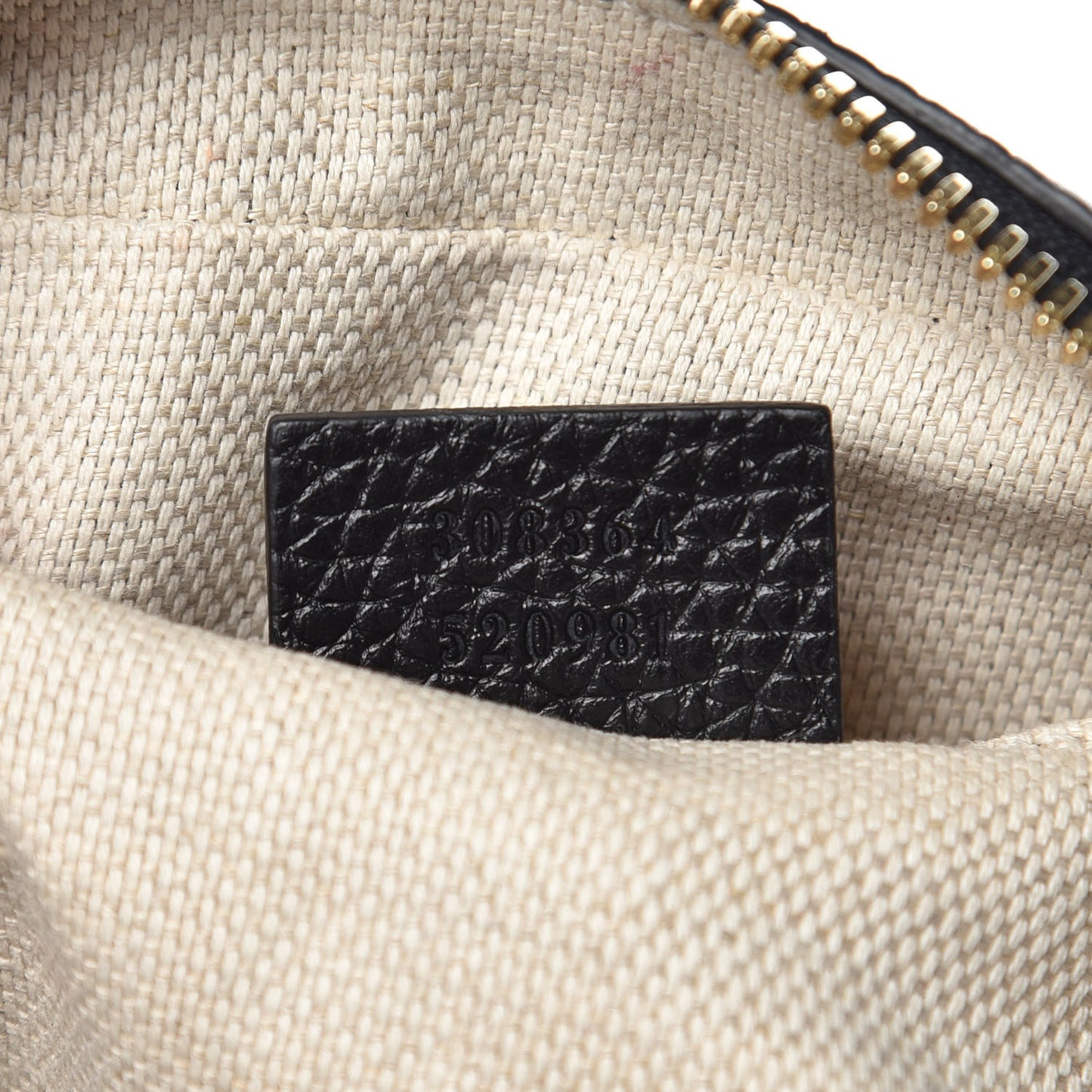 Pebbled Calfskin Small Soho Disco Bag Black