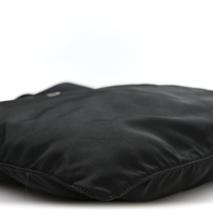 Prada Nylon Vela Flat Messenger Bag Black 9 of 11