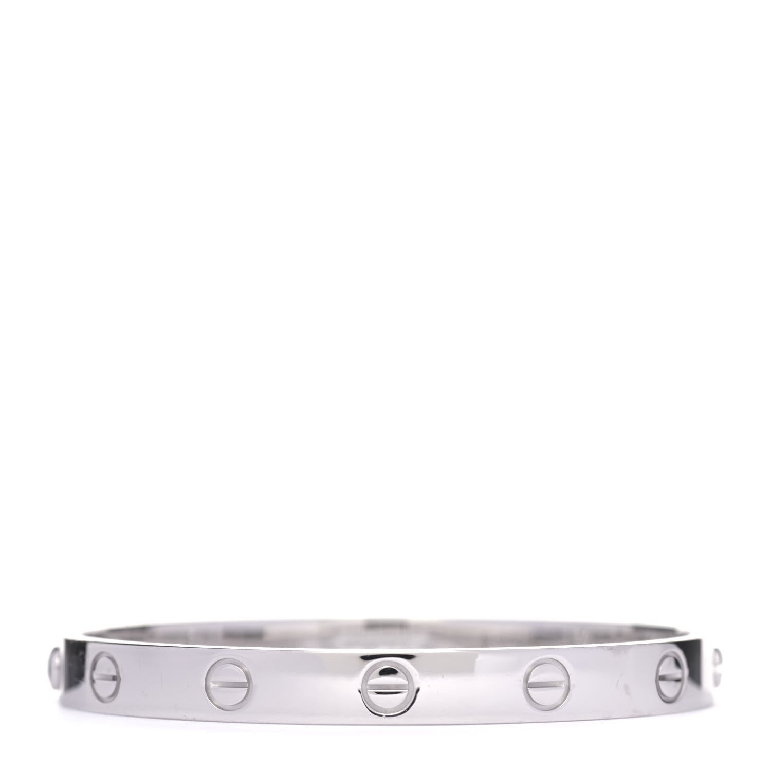 Cartier 18K White Gold LOVE Bracelet 16 3 of 7