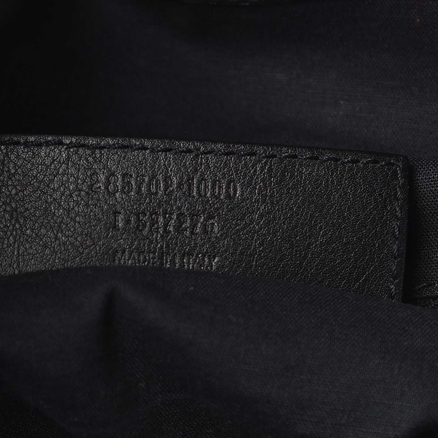 Nylon Agneau Classic Hardware Small Squash Duffle Bag Black