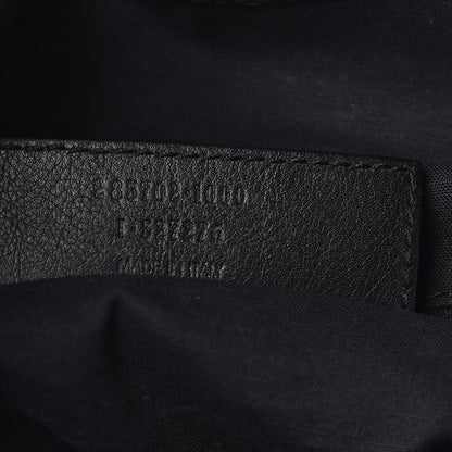 Balenciaga Nylon Agneau Classic Hardware Small Squash Duffle Bag Black 7 of 13