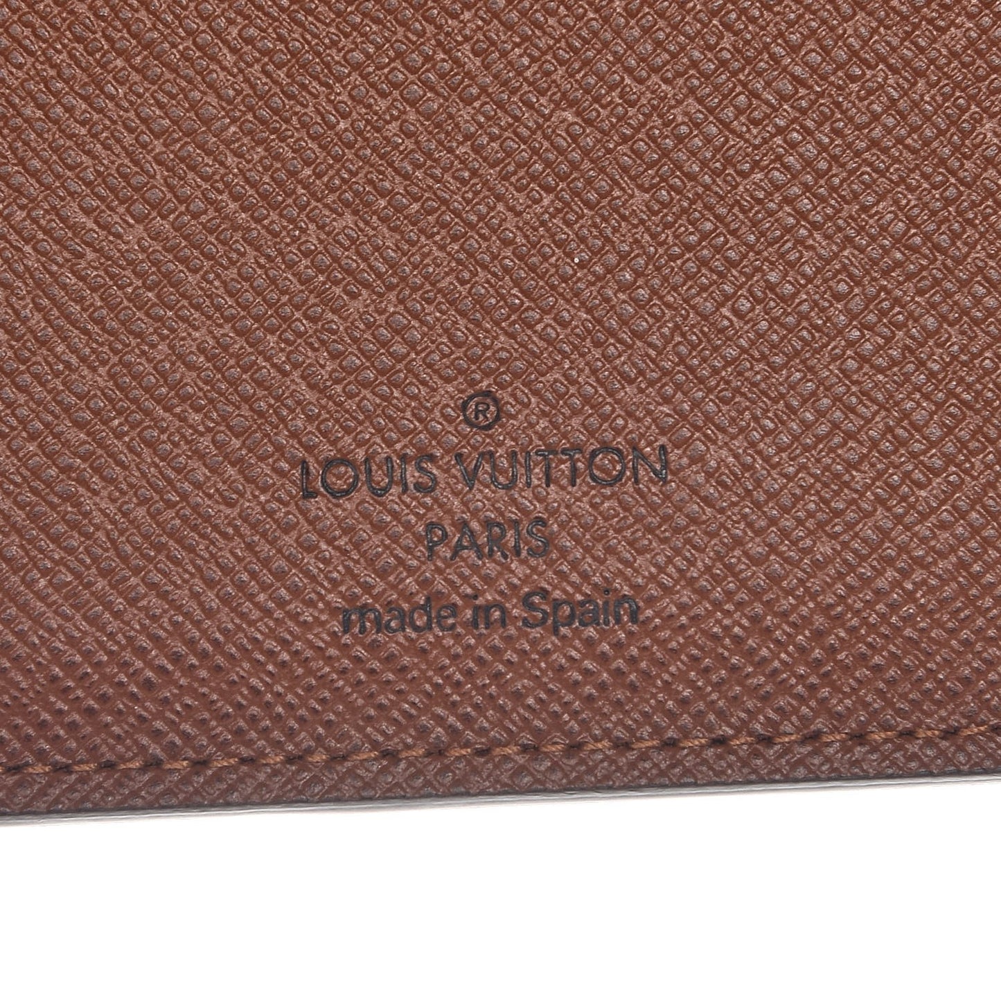 Monogram Desk Agenda Cover