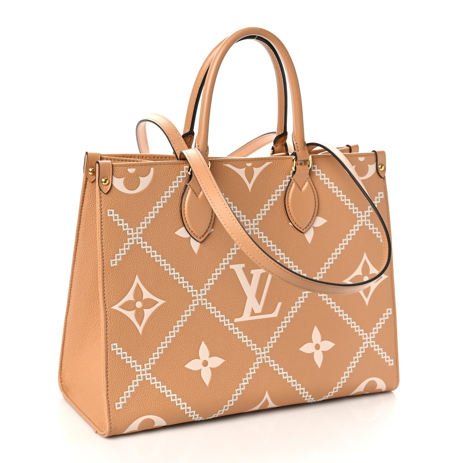 Louis Vuitton Empreinte Monogram Giant Broderies Onthego MM Arizona 3 of 8