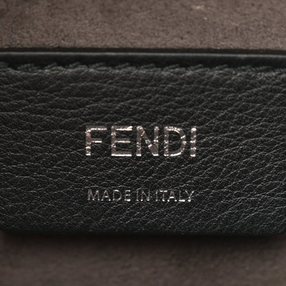 Fendi Vitello Liberty Lucido Catalan Mirror Hypnoteyes Studded Small Kan I Shoulder Bag Grigio Polvere Bordeaux Multicolor 6 of 10