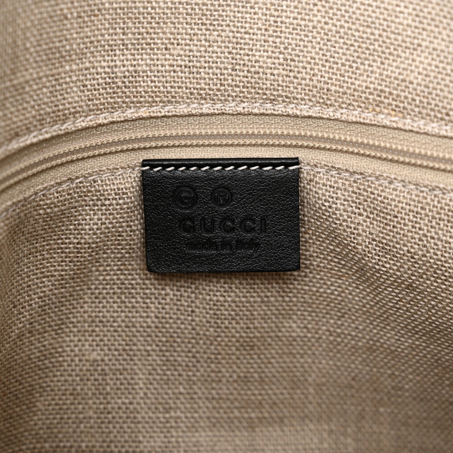 Microguccissima Shoulder Bag Black