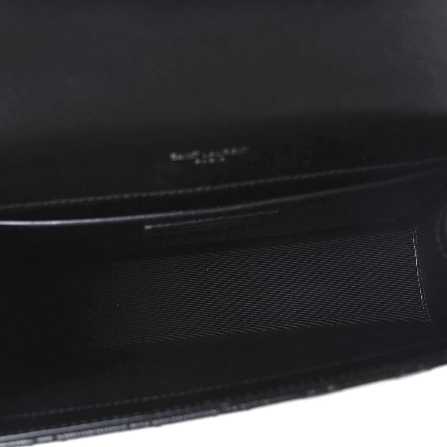 Saint Laurent Grain De Poudre Textured Mixed Matelasse Triquilt Medium Monogram Satchel Black 5 of 11