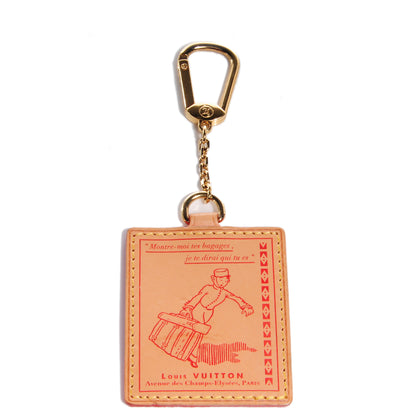 Louis Vuitton Vachetta Groom Key Ring Bag Charm 1 of 6