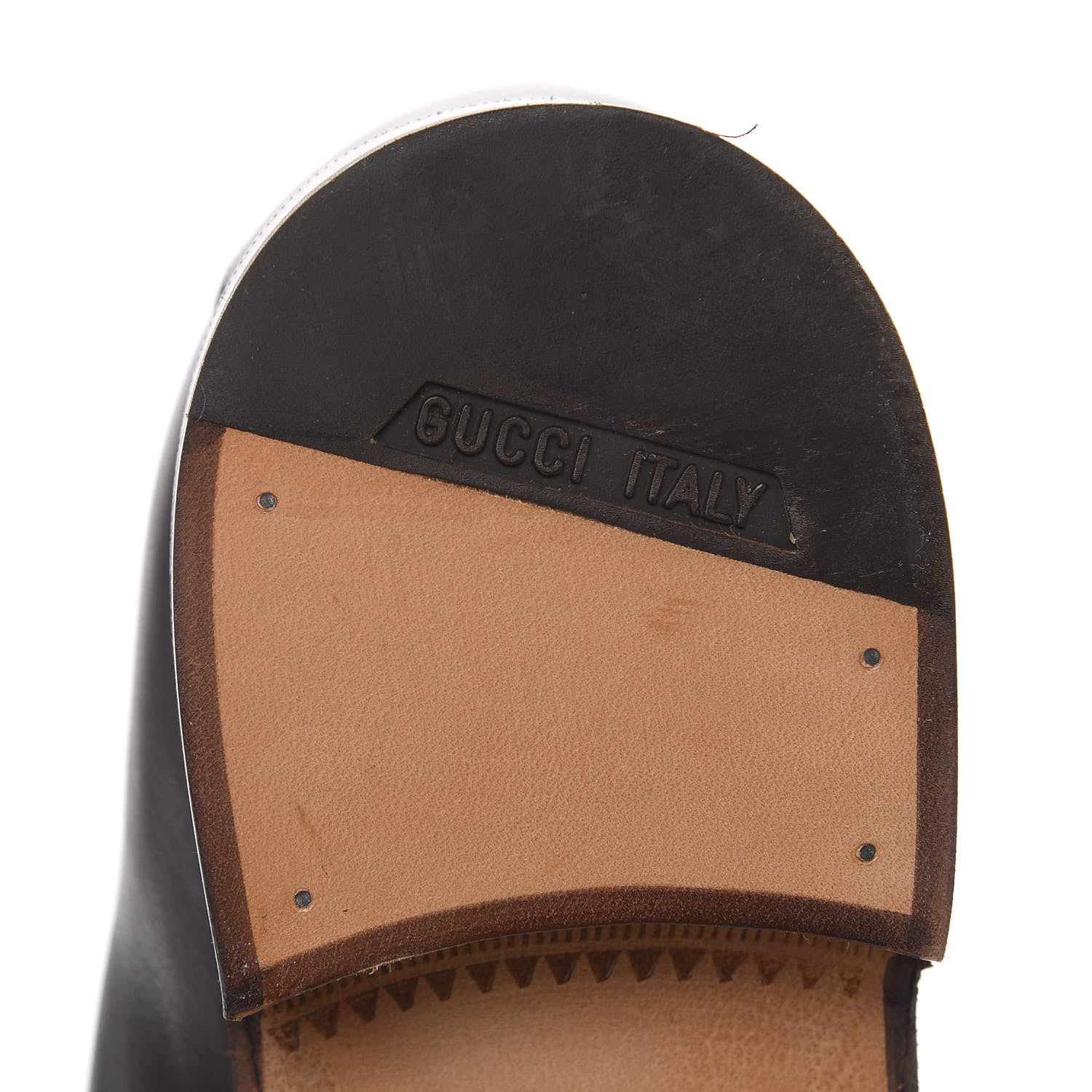 Gucci Calfskin Mens 1953 Horsebit Loafers 8.5 Marrone 7 of 10