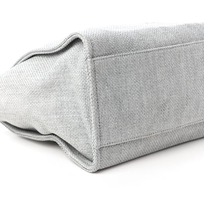 Chanel Canvas Medium Deauville Tote Grey 6 of 10