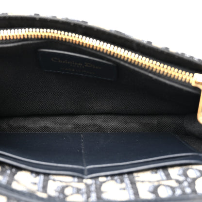 Christian Dior Oblique 30 Montaigne 2-In-1 Pouch Blue 4 of 9