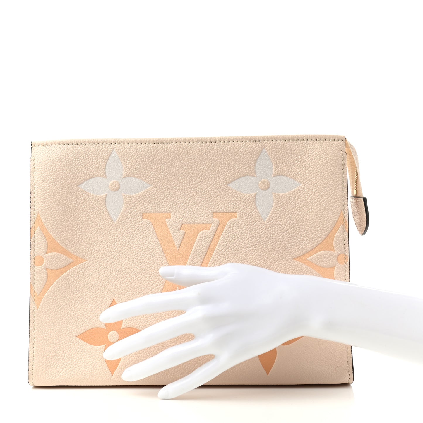 Empreinte Monogram Giant By The Pool Toiletry Pouch 26 Cream Saffron