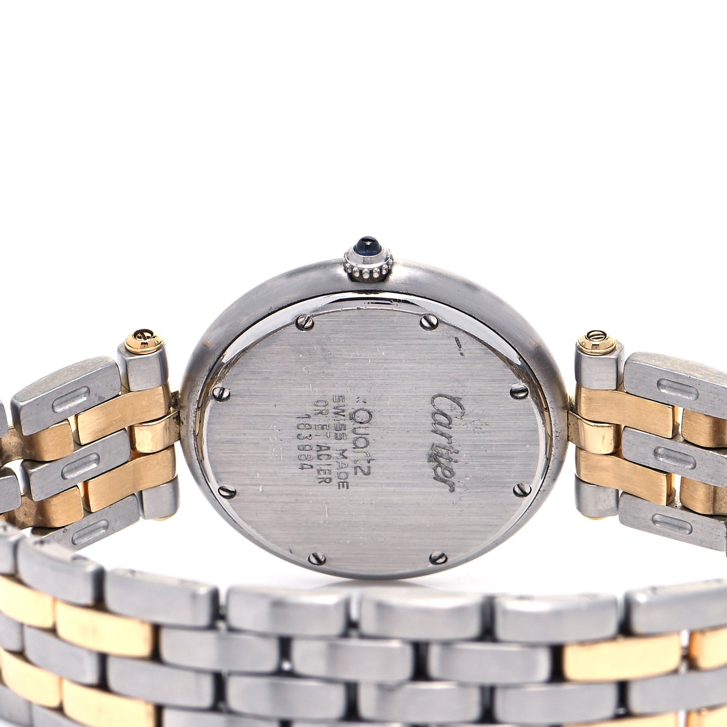 Stainless Steel 18K Yellow Gold 29mm Panthere Vendome Quartz Watch