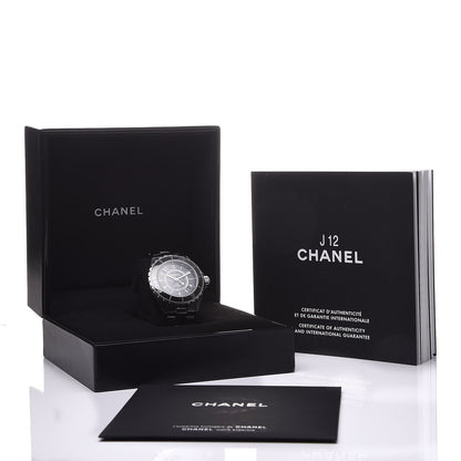 Chanel Stainless Steel Ceramic 38mm J12 Automatic Watch Black 7 of 7