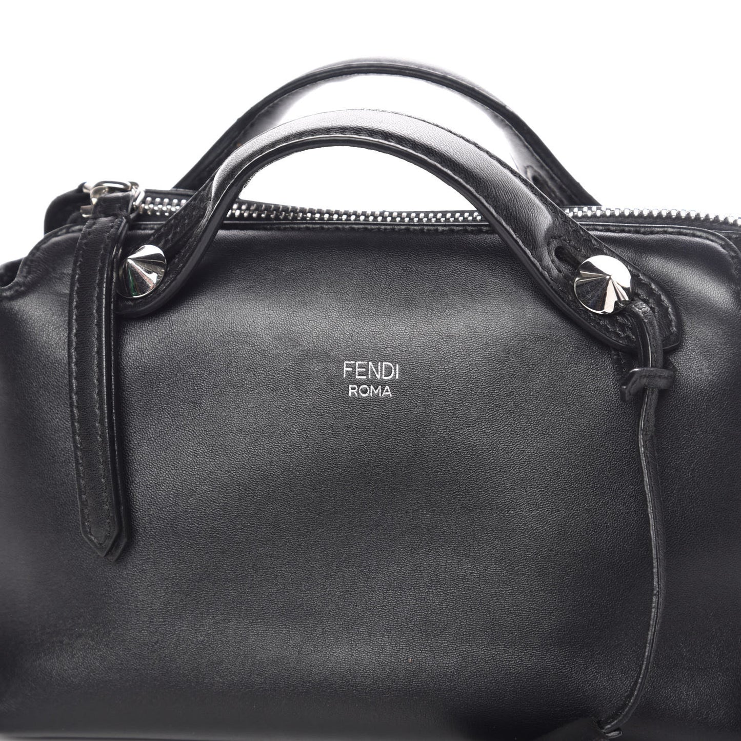Shiny Nappa Crystal Croc Tail Mini By The Way Boston Bag Black Smoky Quartz