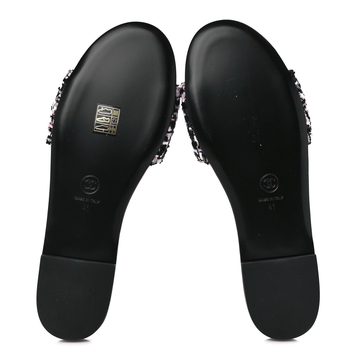 Chanel Tweed CC Chain Mule Sandal 41 Multicolor 5 of 9