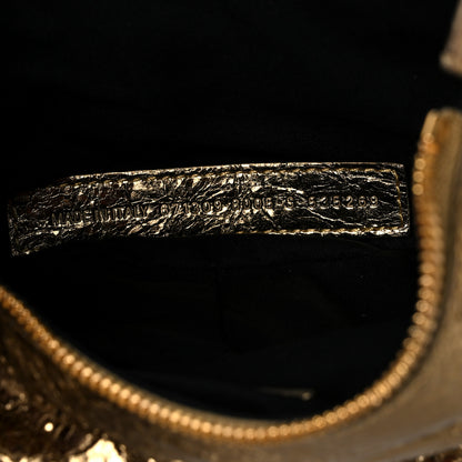 Balenciaga Metallic Agneau Arena Le Cagole Shoulder Bag XS Gold 8 of 10