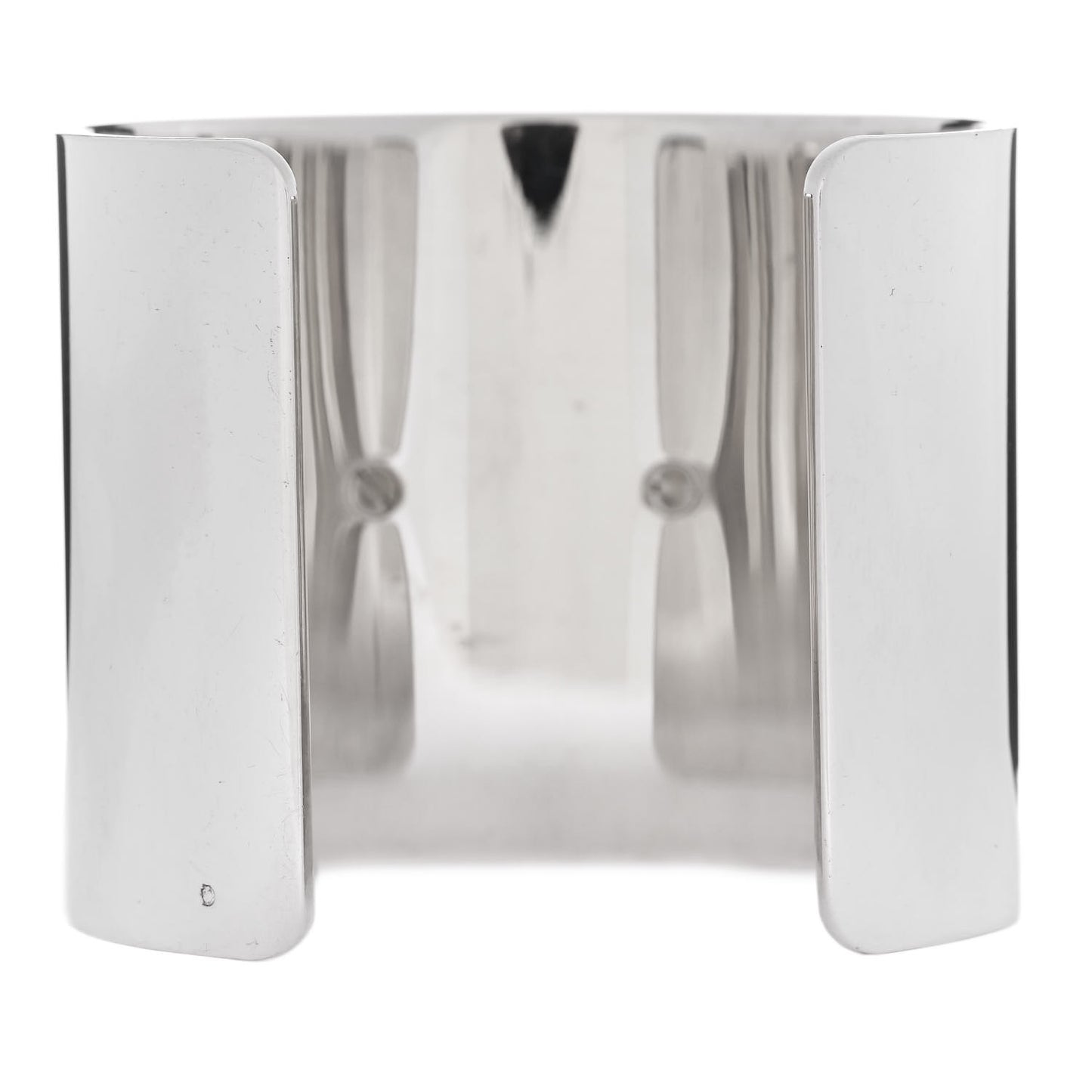 Sterling Silver Wide Medor Cuff Bracelet SH