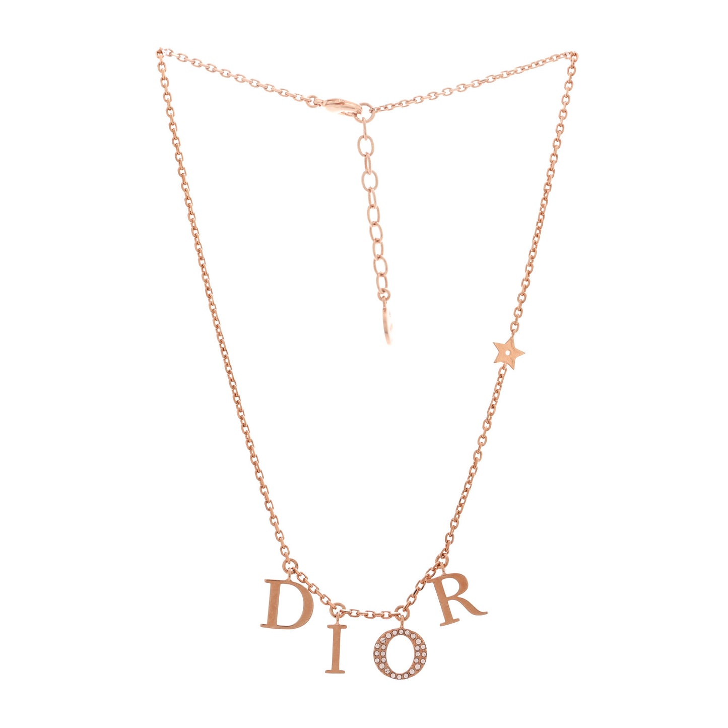 Crystal Dio(r)evolution Necklace Rose Gold