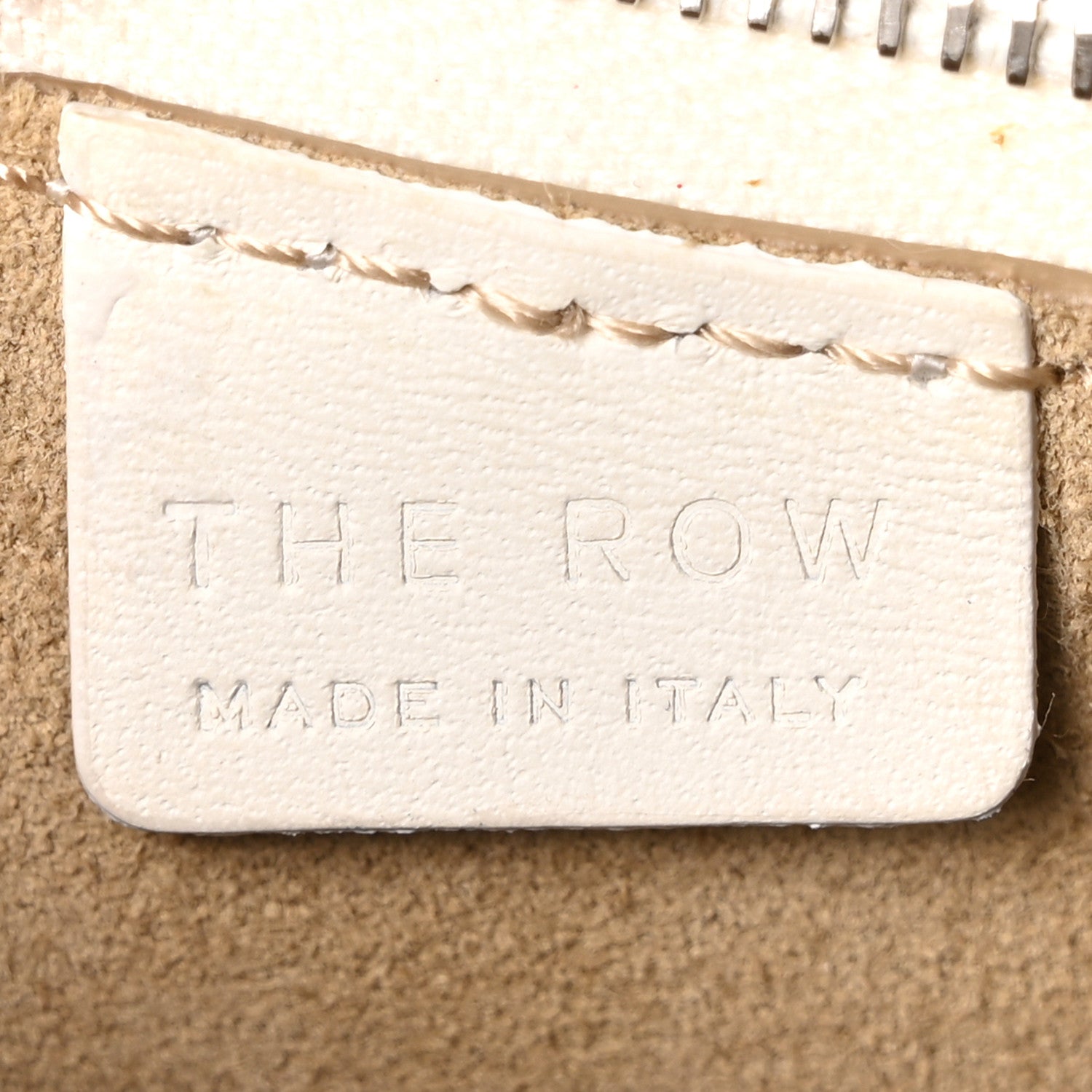 The Row Smooth Calfskin Half Moon Shoulder Bag New Ivory 6 of 9