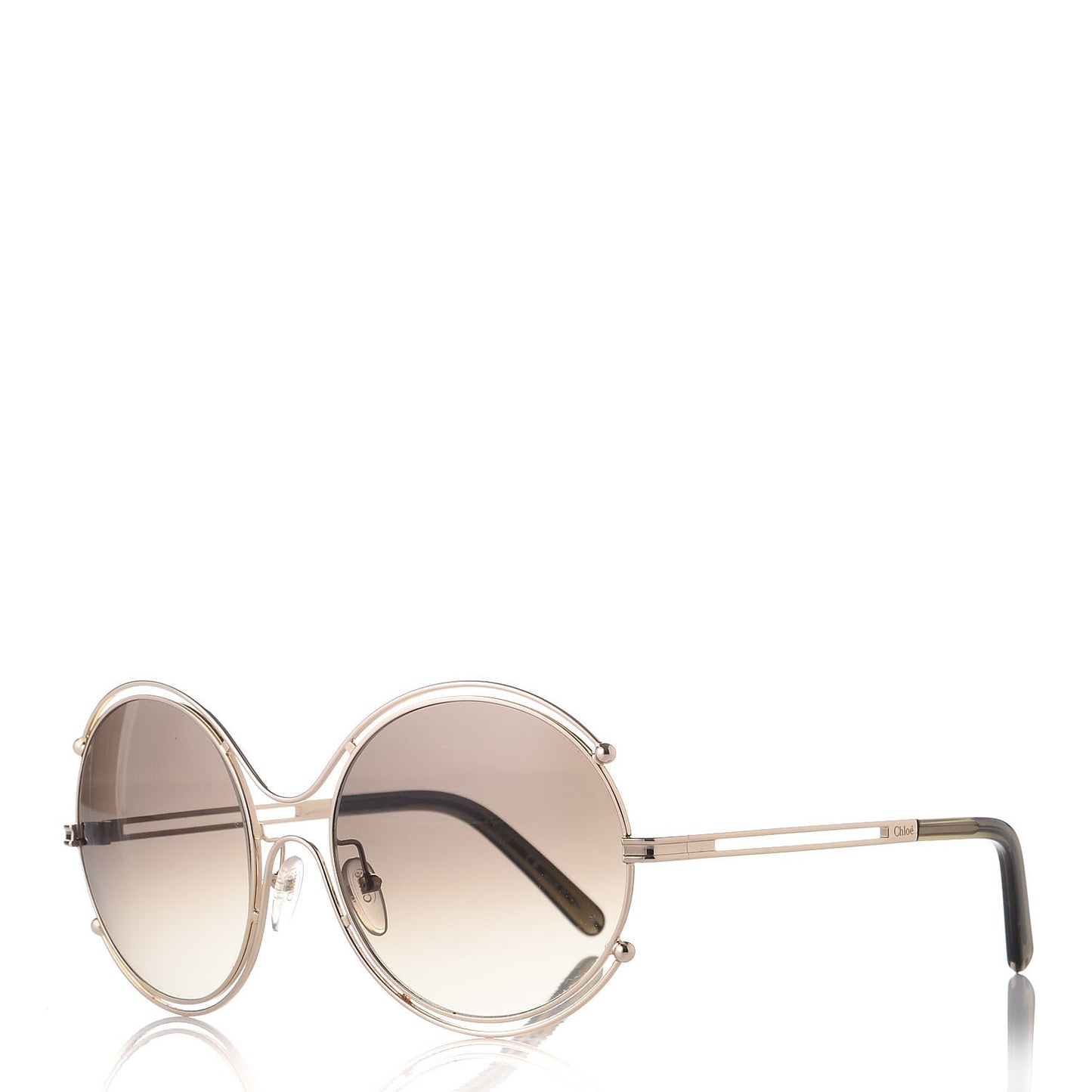 Isidora Oversized Round Sunglasses CE122S Gold