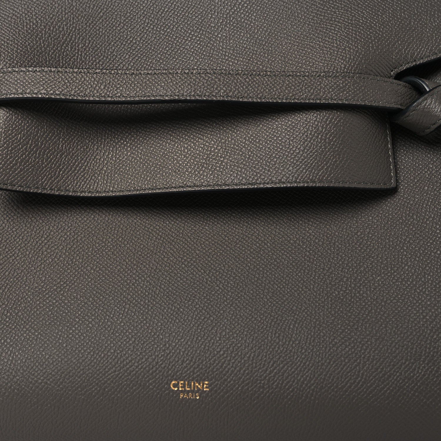 Celine Grained Calfskin Mini Belt Bag Grey 8 of 12