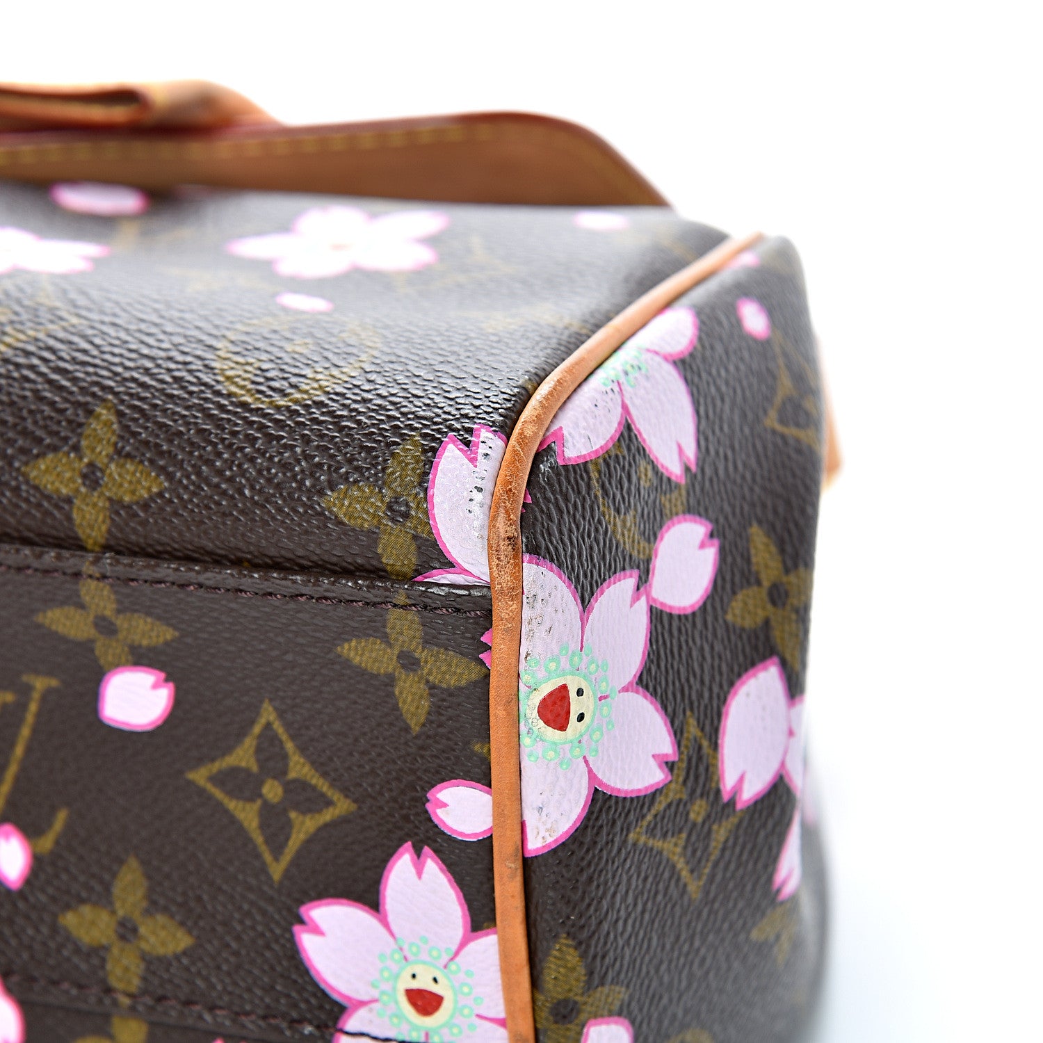 Louis Vuitton Monogram Cherry Blossom Sac Retro Bag Brown 9 of 17