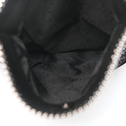 Stella McCartney Sequin Falabella Fold Over Clutch Black 5 of 12