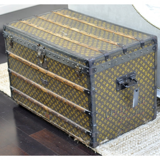 Antique Steamer Trunk 1900 s