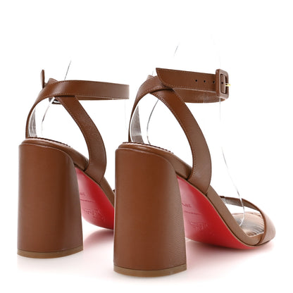 Christian Louboutin Nappa Miss Jane 85 Sandal 38.5 Brown 5 of 7