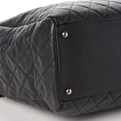 Chanel Caviar Quilted Large Coco Handle Shopping Tote Black 5 of 9