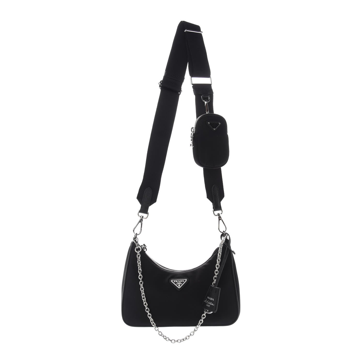 Prada Nylon Re-Edition 2005 Shoulder Bag Black 1 of 10