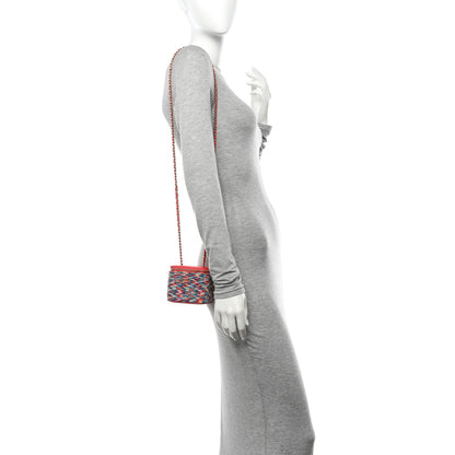 Chanel Embroidered Thread Mini Vanity With Chain Multicolor 2 of 12