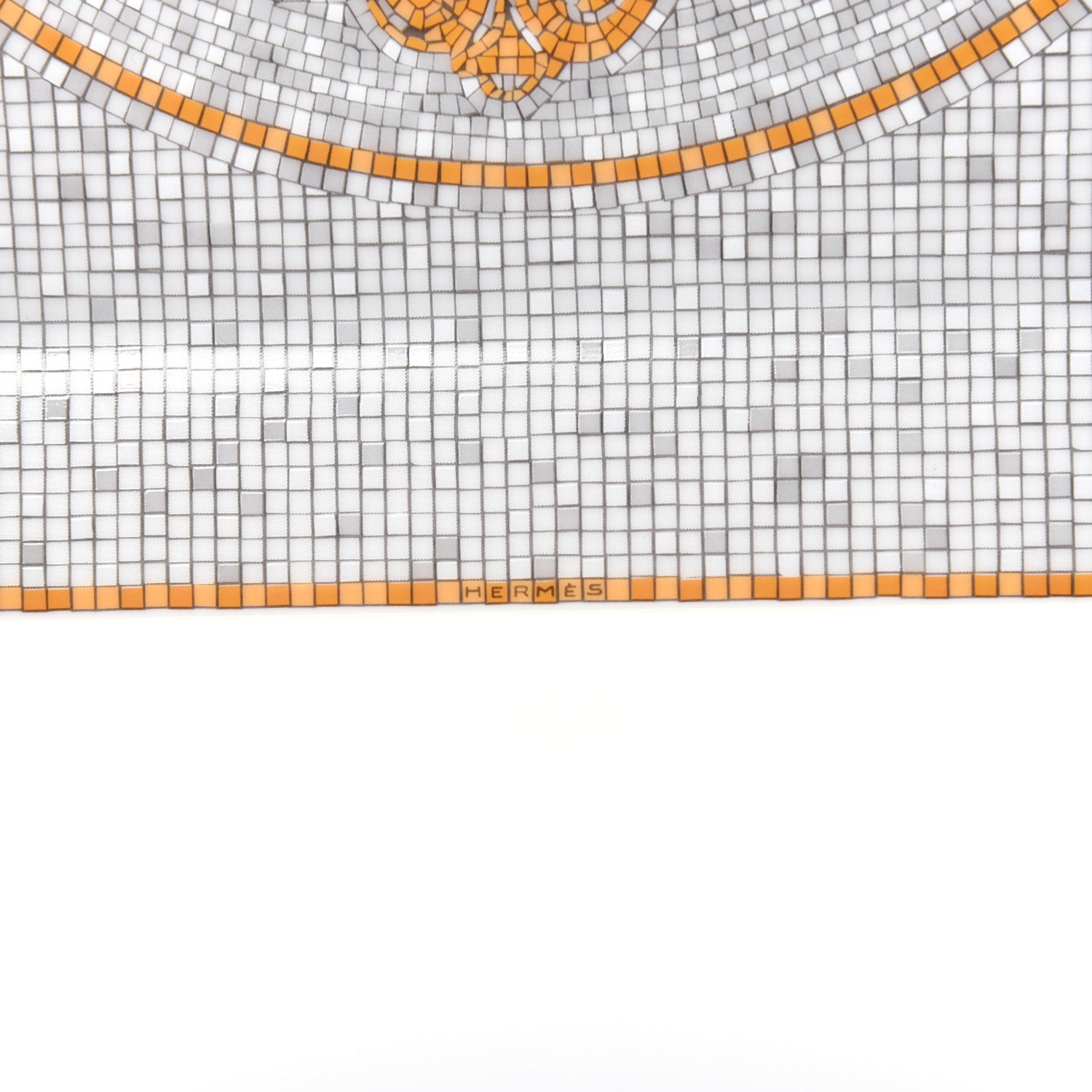 Hermes Porcelain Mosaique au 24 Square Plate 5 of 6