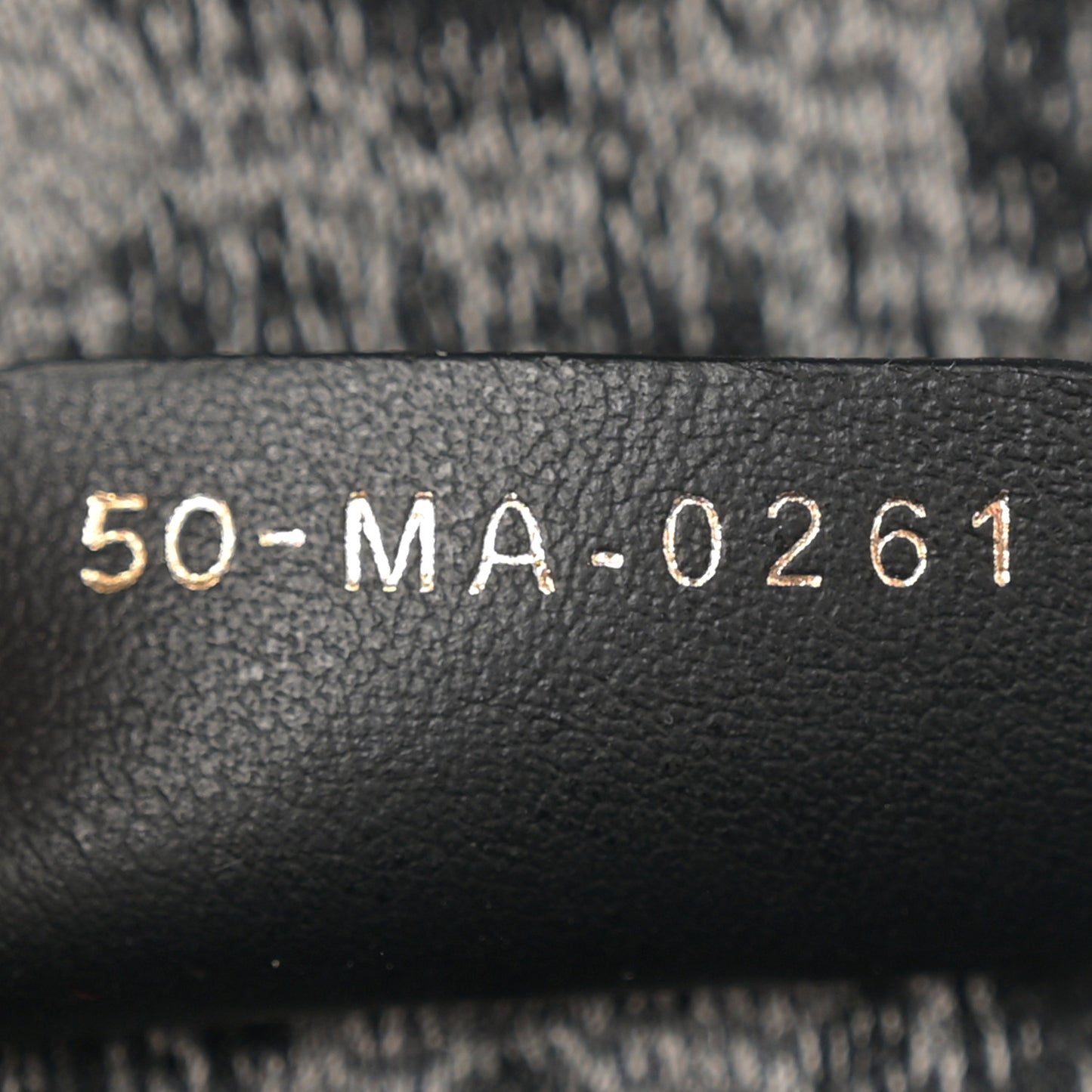 Canvas Mizza Embroidered Saddle Bag Gray