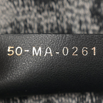 Christian Dior Canvas Mizza Embroidered Saddle Bag Gray 7 of 11