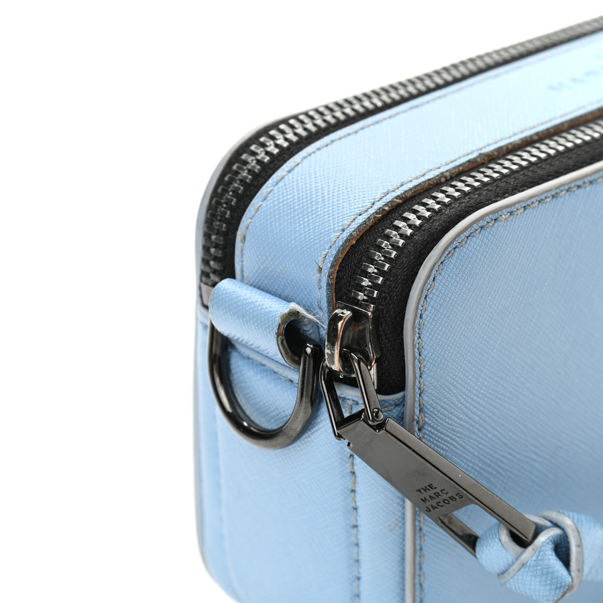 Marc Jacobs Saffiano Small Snapshot Camera Bag Light Blue 12 of 13